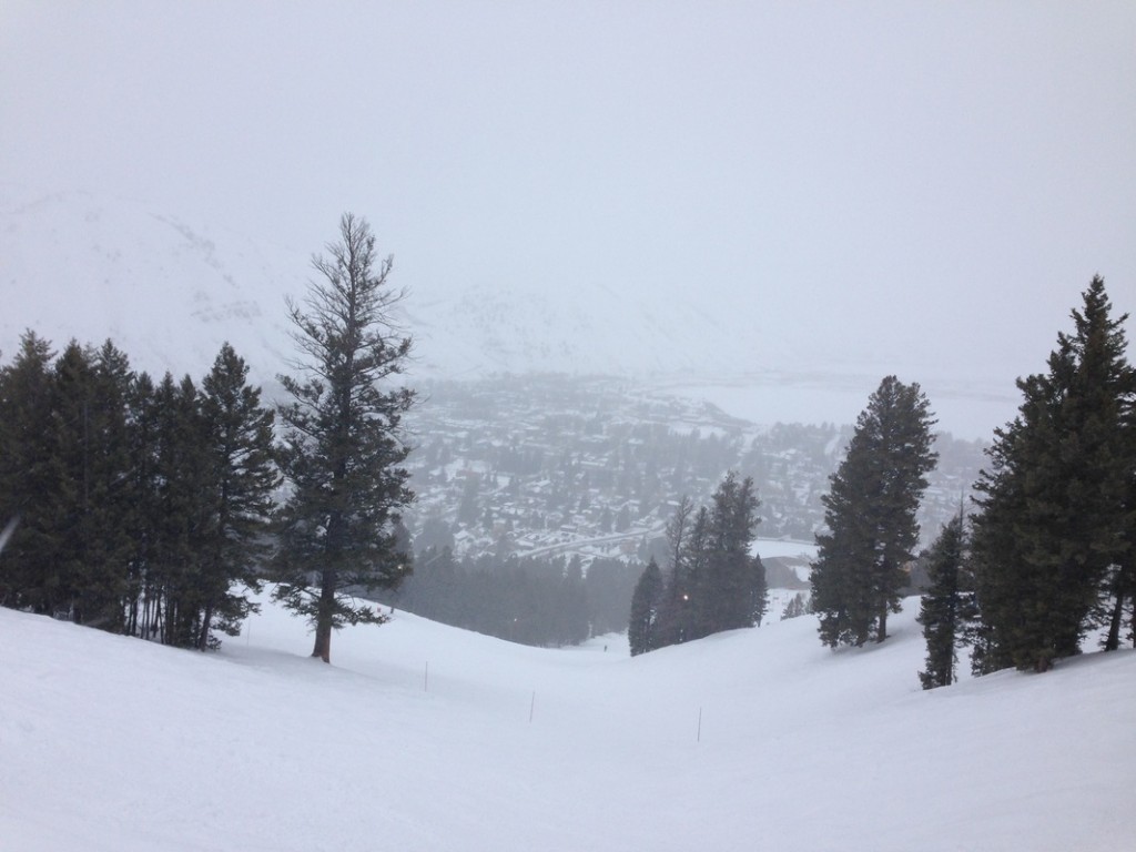 A view of Jackson from the ski slopes.