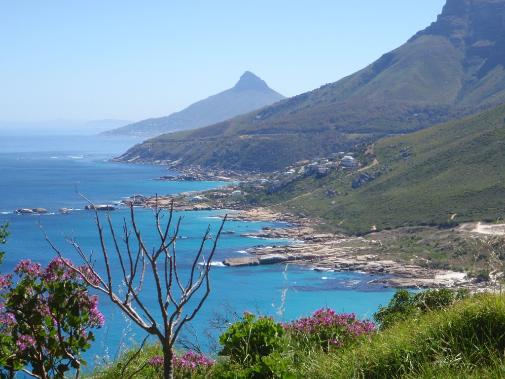 The view above Sandy Bay towards Lions Head.