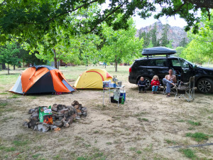 Our camping spot