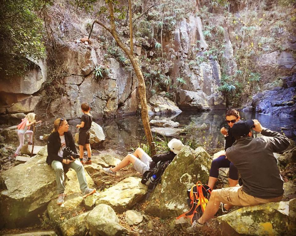 Waterfall picnics